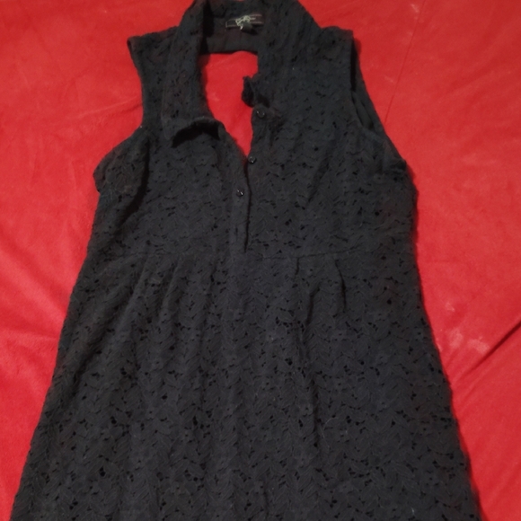 Jessica Simpson Black Sleeveless Tunic Dress - Picture 2 of 6